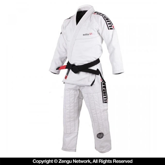 Tatami Estilo 6.0 Jiu Jitsu Gi - White/Black 4 Tatami Estilo 6.0 Jiu Jitsu Gi - White/Black - Image 4