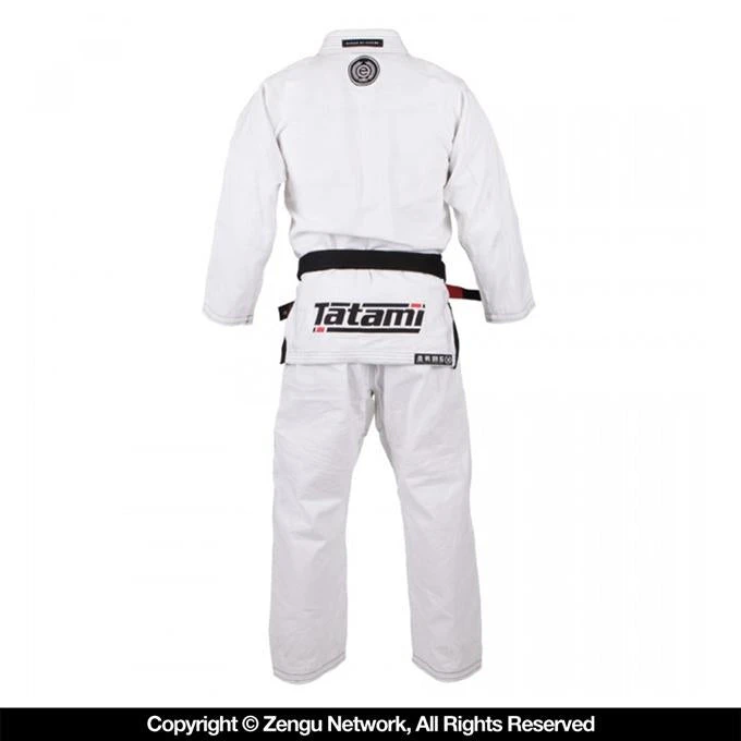 Tatami Estilo 6.0 Jiu Jitsu Gi - White/Black 2 Tatami Estilo 6.0 Jiu Jitsu Gi - White/Black - Image 2