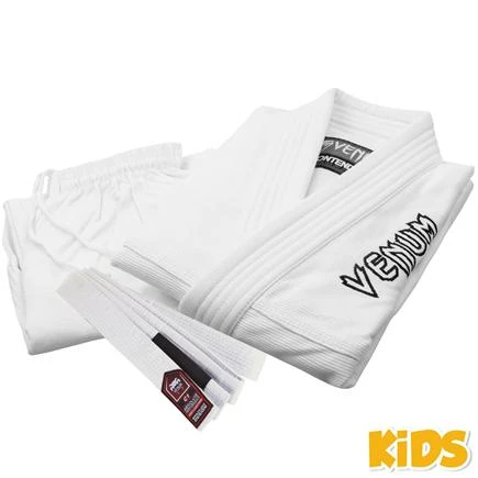 VENUM CONTENDER KIDS JIU JITSU GI - White 3 VENUM CONTENDER KIDS JIU JITSU GI - White - Image 3