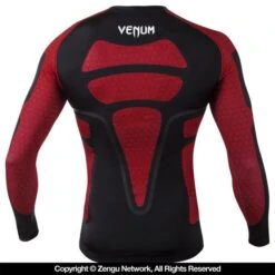Venum "Absolute" Long-Sleeve Compression Shirt (Black/Red) -Martial Arts Equipment 03 632fcfa7 255c 4b34 ad08 d5b7fe05d966