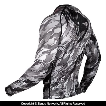 VENUM TECMO GRAPPLING RASHGUARD - BLACK/GREY 4 VENUM TECMO GRAPPLING RASHGUARD - BLACK/GREY - Image 4