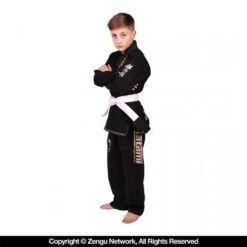Tatami X Meerkatsu Animal Kids Jiu Jitsu Gi - Black -Martial Arts Equipment 04 44e1d90e 21fe 4a75 b74f bebd4dd51ee0