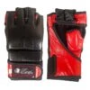 BOLD LOOK RFG MMA LEATHER GLOVES - Black/Red