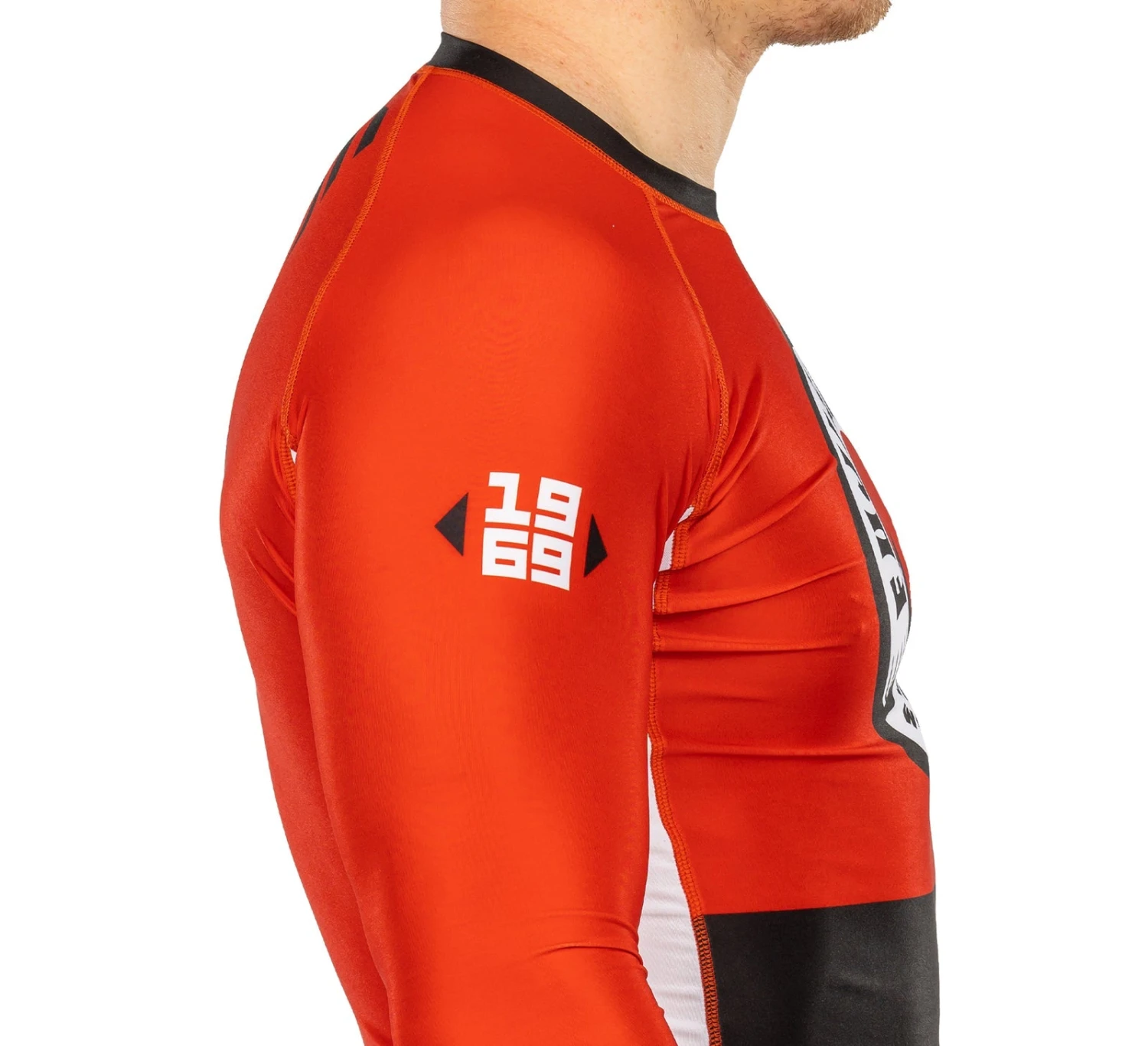Fuji Heritage Long Sleeve Rashguard Red 9 Fuji Heritage Long Sleeve Rashguard Red - Image 9