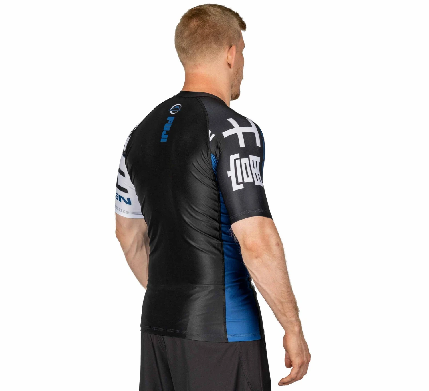 Fuji Kassen Short Sleeve Rashguard Navy 5 Fuji Kassen Short Sleeve Rashguard Navy - Image 5