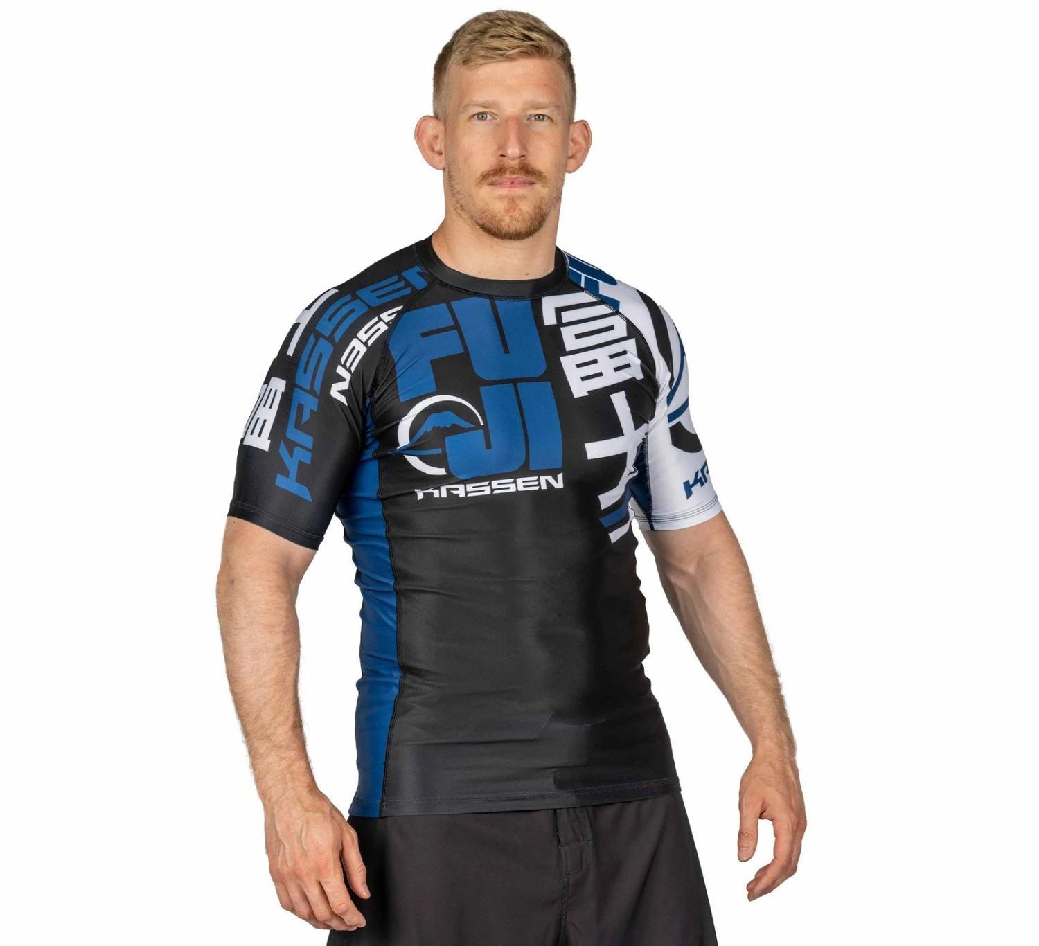 Fuji Kassen Short Sleeve Rashguard Navy 6 Fuji Kassen Short Sleeve Rashguard Navy - Image 6