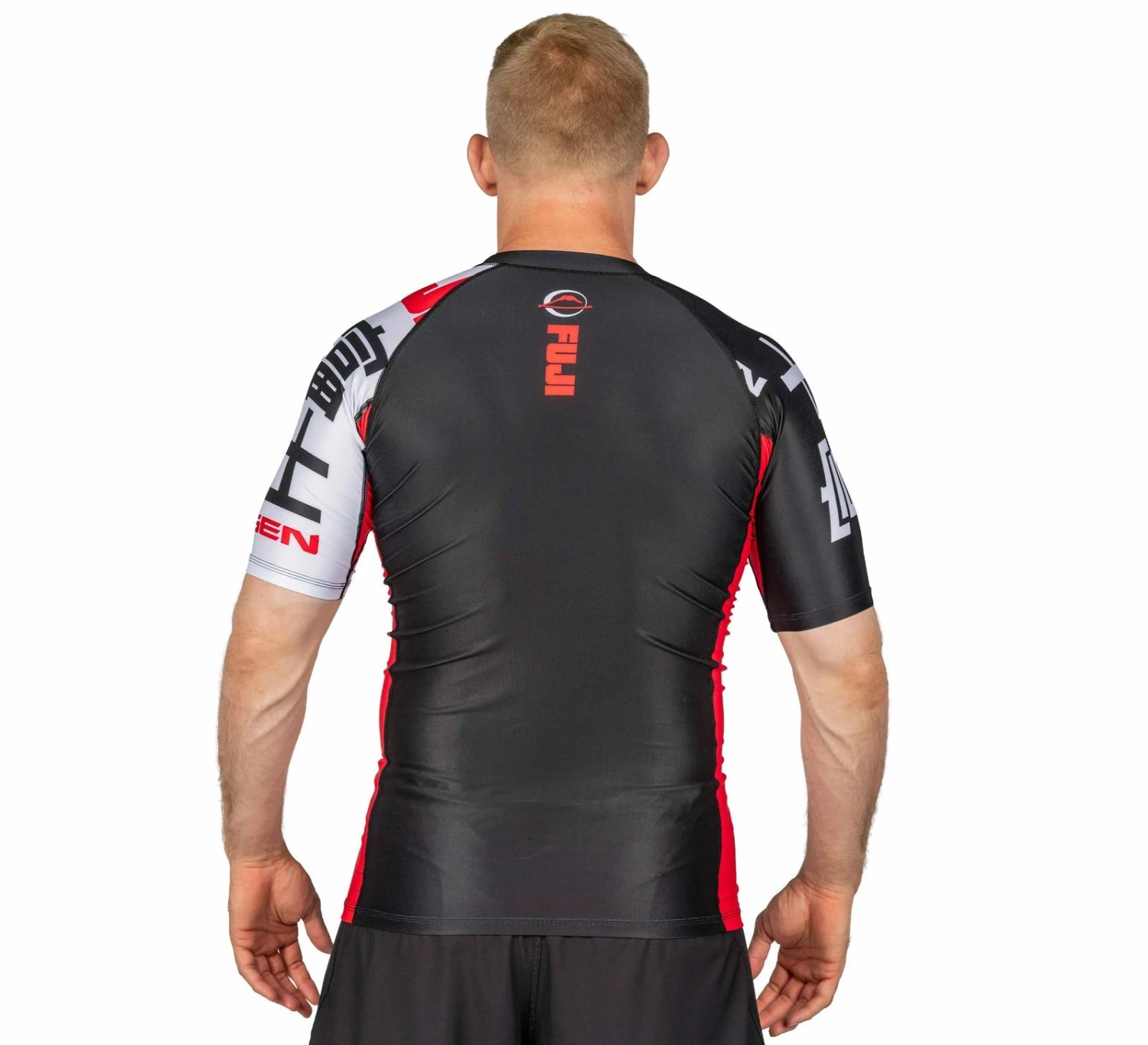 Fuji Kassen Short Sleeve Rashguard Red 4 Fuji Kassen Short Sleeve Rashguard Red - Image 4