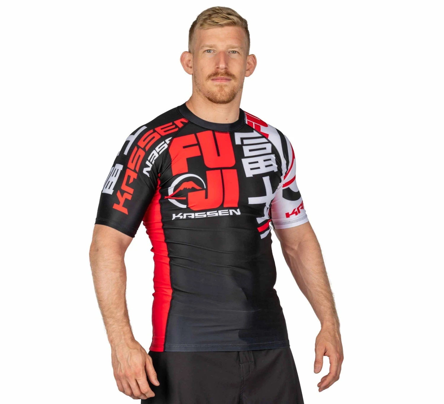 Fuji Kassen Short Sleeve Rashguard Red 6 Fuji Kassen Short Sleeve Rashguard Red - Image 6