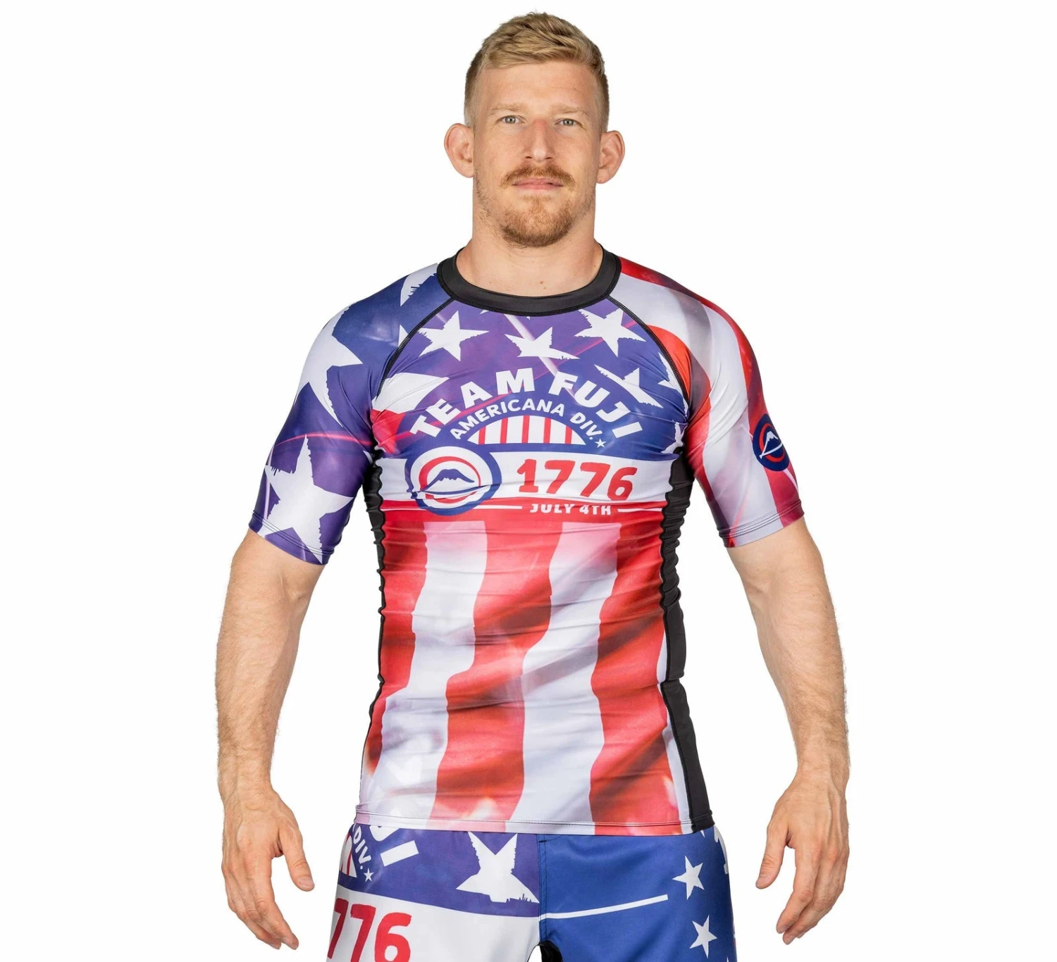 Fuji Americana 1776 Short Sleeve Rashguard 1 Fuji Americana 1776 Short Sleeve Rashguard