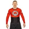 Fuji Heritage Long Sleeve Rashguard Red