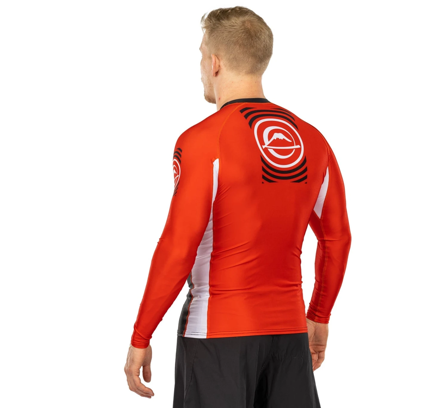 Fuji Heritage Long Sleeve Rashguard Red 4 Fuji Heritage Long Sleeve Rashguard Red - Image 4
