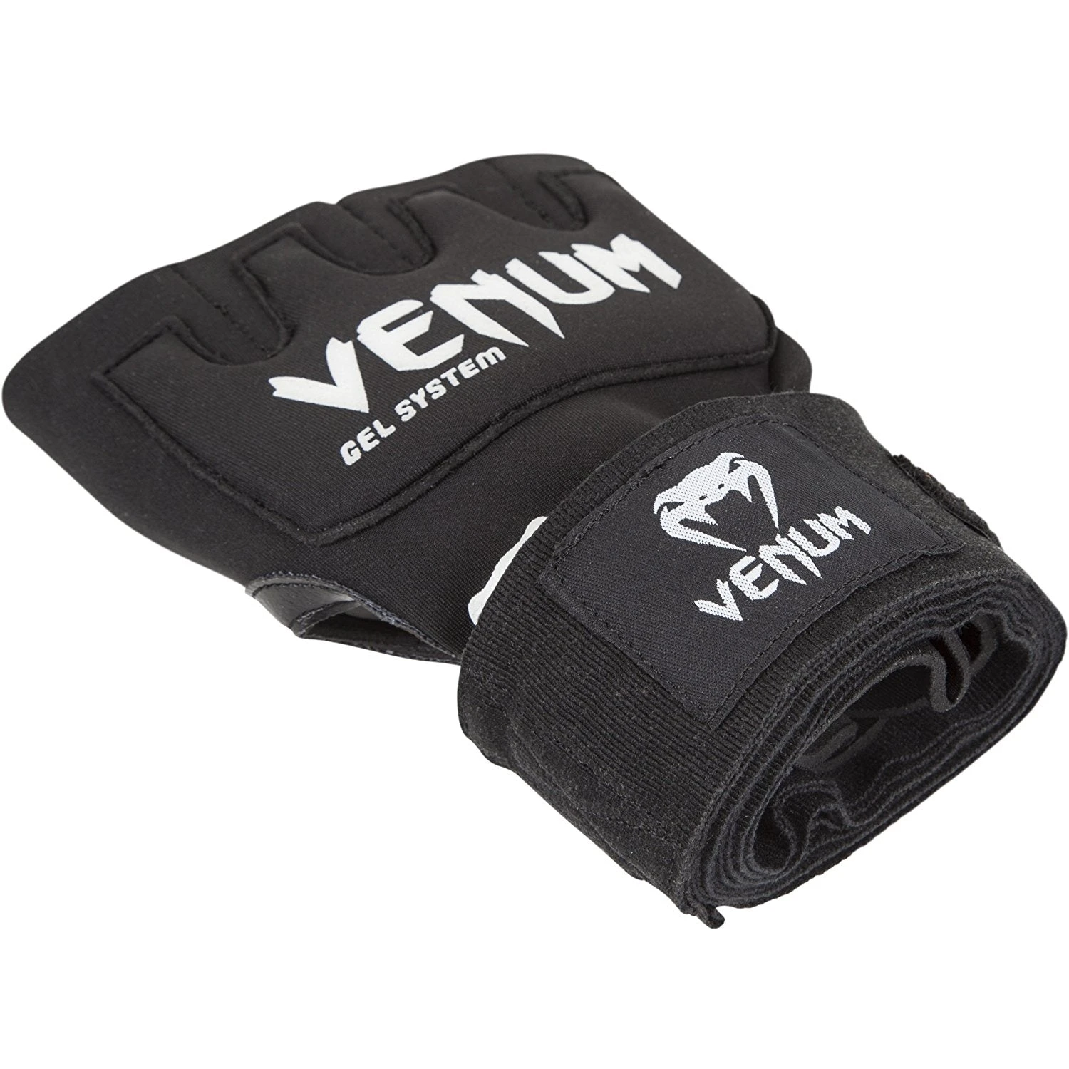 Venum "Kontact" Gel Glove Wraps - Black 3 Venum "Kontact" Gel Glove Wraps - Black - Image 3