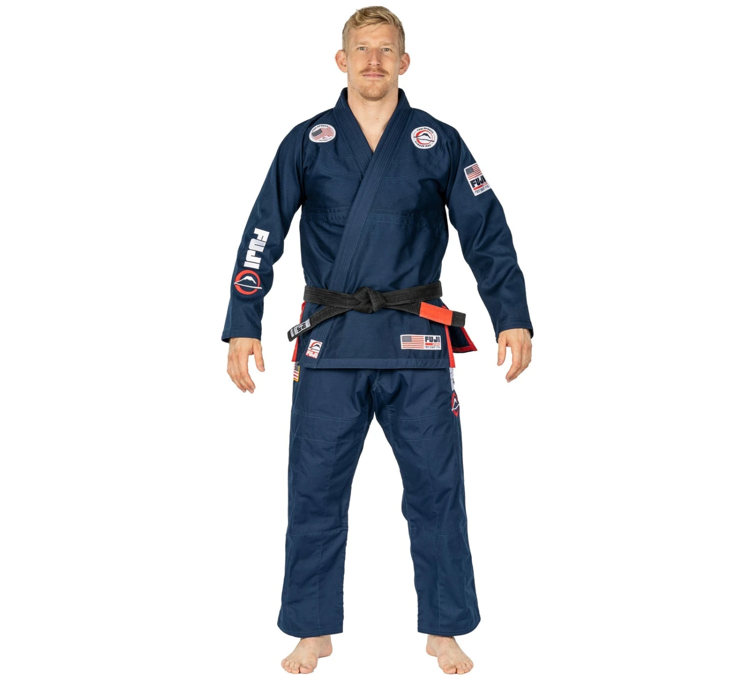 Fuji Suparaito BJJ Gi 1776 Americana Edition Navy 1 Fuji Suparaito BJJ Gi 1776 Americana Edition Navy