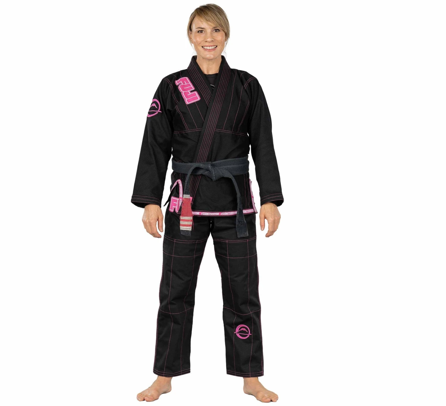 Fuji LIMITED EDITION: Submit Everyone Women's BJJ Gi Pink 2 Fuji LIMITED EDITION: Submit Everyone Women's BJJ Gi Pink - Image 2