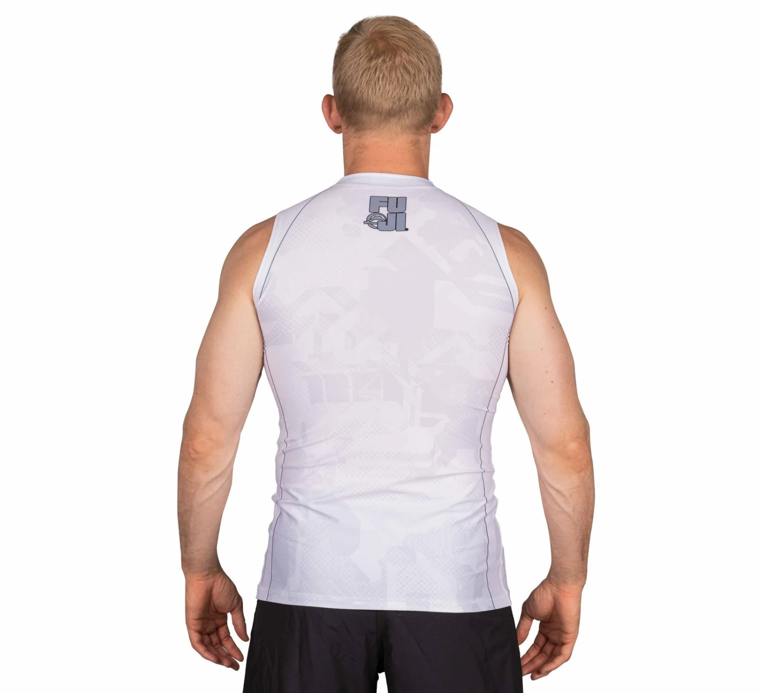 Fuji Matric Sleeveless Rashguard White 4 Fuji Matric Sleeveless Rashguard White - Image 4