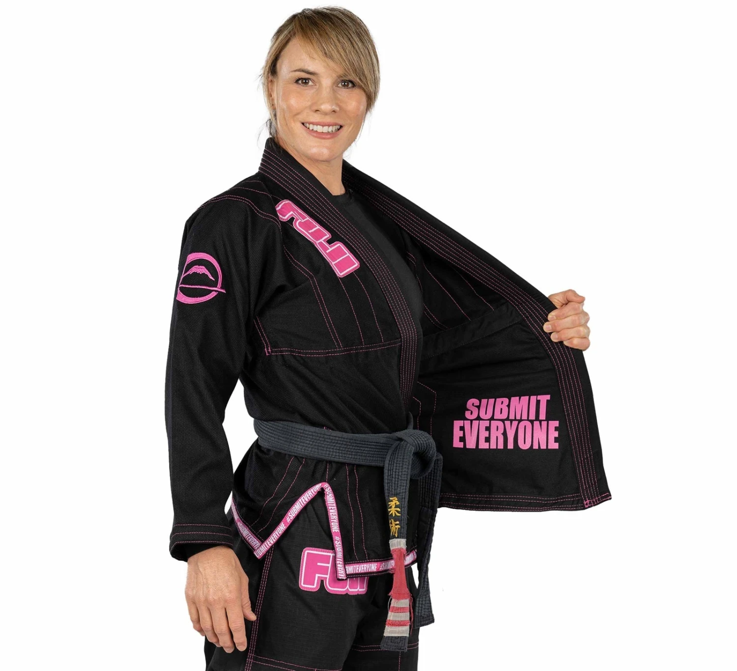 Fuji LIMITED EDITION: Submit Everyone Women's BJJ Gi Pink 5 Fuji LIMITED EDITION: Submit Everyone Women's BJJ Gi Pink - Image 5