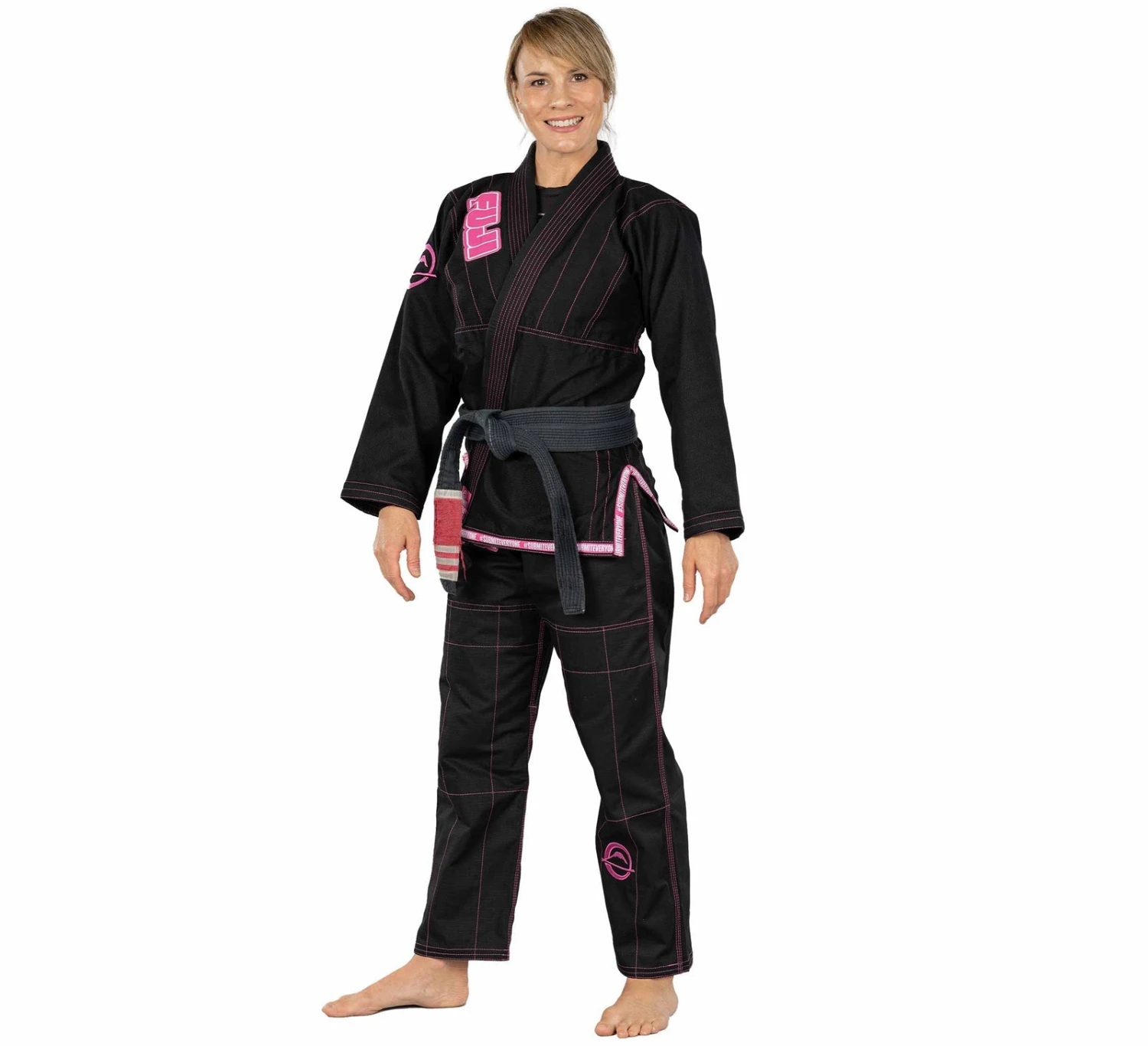 Fuji LIMITED EDITION: Submit Everyone Women's BJJ Gi Pink 3 Fuji LIMITED EDITION: Submit Everyone Women's BJJ Gi Pink - Image 3