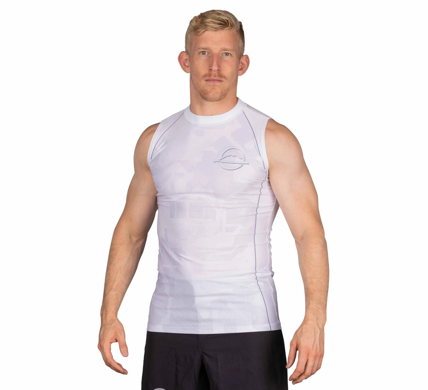 Fuji Matric Sleeveless Rashguard White 2 Fuji Matric Sleeveless Rashguard White - Image 2