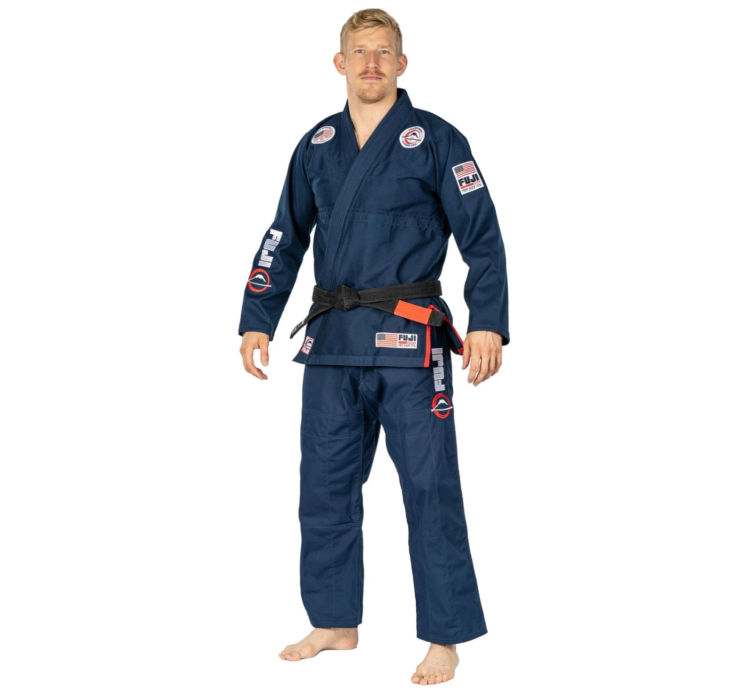 Fuji Suparaito BJJ Gi 1776 Americana Edition Navy 2 Fuji Suparaito BJJ Gi 1776 Americana Edition Navy - Image 2