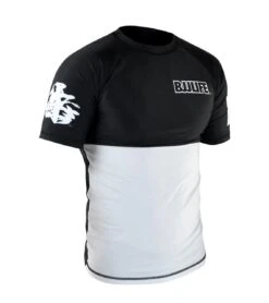 Combat Corner CompLite Ranked Rash Guard - White Belt -Martial Arts Equipment BJJ LIFE Belt Ranked Short Sleeve Rash Guard WHITE ANGLE 20695.1565809444