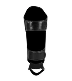 Combat Corner HMIT Shin Guards -Martial Arts Equipment BLACK HMIT SHINPADS back 600x675 1