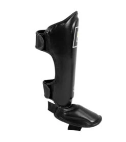 Combat Corner HMIT Shin Guards -Martial Arts Equipment BLACK HMIT SHINPADS right 600x675 1
