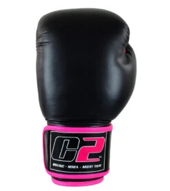 Combat Corner C2 Boxing Gloves W/ XtraFresh Blk/Pnk -Martial Arts Equipment C2 Boxing Glove PINK top