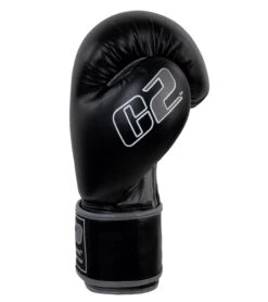 Combat Corner C2 Boxing Gloves W/ XtraFresh Blk/Gry -Martial Arts Equipment C2 Boxing Glove GRAY and BLACK RIGHT 88369.1608569121