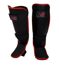 Combat Corner C2 Shin Guards Red