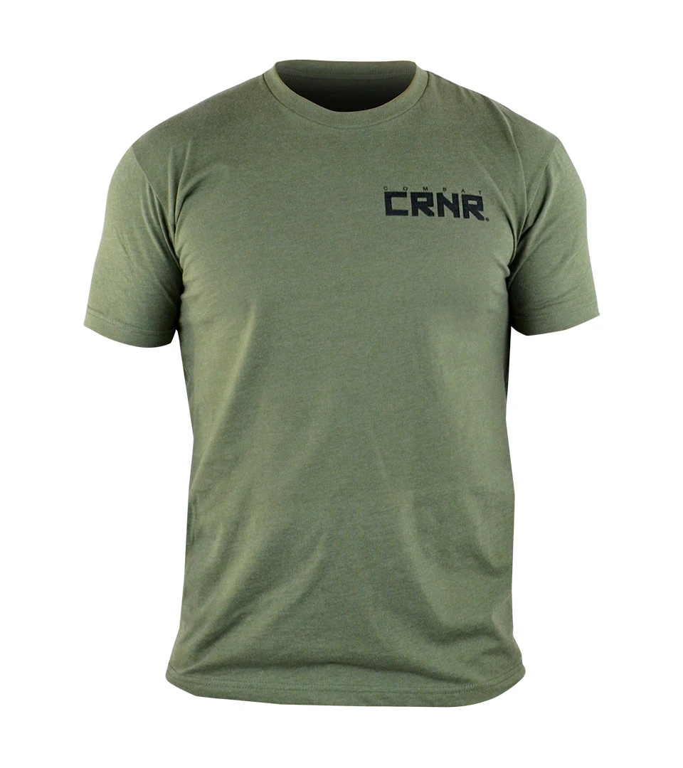 Combat Corner CRNR Reverse T-Shirt OD Green 1 Combat Corner CRNR Reverse T-Shirt OD Green