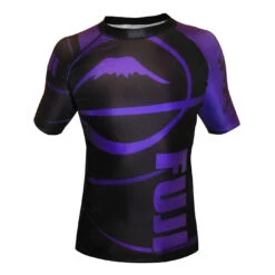 FUJI SPORTS FREESTYLE IBJJF RANKED RASHGUARD SHORT SLEEVE -Martial Arts Equipment Fuji FreestyleRanked 4475 front 2 2