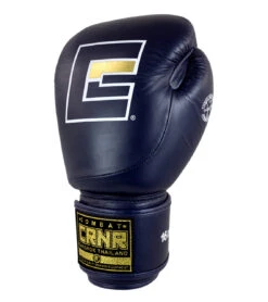 Combat Corner HMIT Boxing Gloves -Martial Arts Equipment HMIT Boxing Gloves NAVY BLUE ANGLE 80921