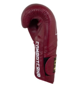 Combat Corner HMIT Champion Boxing Gloves | Maroon -Martial Arts Equipment HMIT Champion Gloves MAROON LEFT 43359