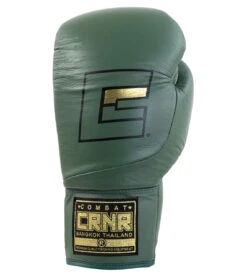 Combat Corner HMIT Lace Up Boxing Gloves 17 Combat Corner HMIT Lace Up Boxing Gloves -Martial Arts Equipment HMIT Lace Up Boxing Gloves OD Green Front 28140