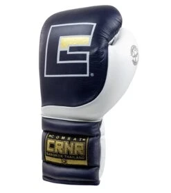 Combat Corner HMIT Lace Up Sparring Gloves Navy -Martial Arts Equipment HMIT Lace Up SPARRING Gloves NAVY ANGLE 44253.1568733838