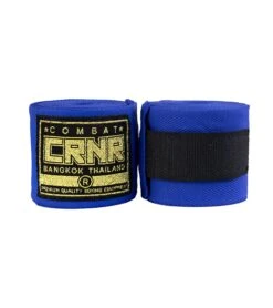 Combat Corner HMIT Premium Elastic Hand Wraps-180" 13 Combat Corner HMIT Premium Elastic Hand Wraps-180" -Martial Arts Equipment HMIT Hand Wraps 180in FRONT BLUE 88806.1593445434