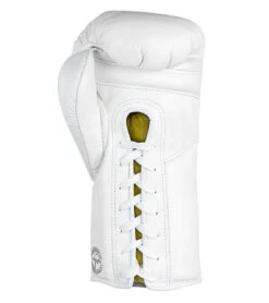 Combat Corner "Punchers" Professional Fight Gloves | White 9 Combat Corner "Punchers" Professional Fight Gloves | White -Martial Arts Equipment HMIT Puncher Gloves WHITE BACK 88073