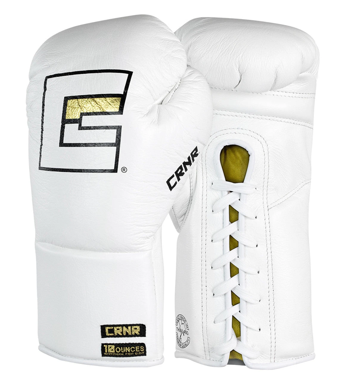 Combat Corner "Punchers" Professional Fight Gloves | White 4 Combat Corner "Punchers" Professional Fight Gloves | White - Image 4