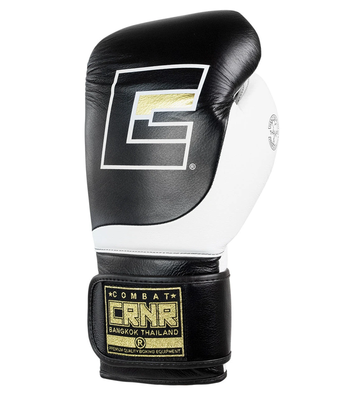 Combat Corner HMIT Velcro Sparring Gloves | Black/White 1 Combat Corner HMIT Velcro Sparring Gloves | Black/White