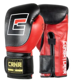 Combat Corner HMIT Velcro Sparring Gloves Black/Red 8 Combat Corner HMIT Velcro Sparring Gloves Black/Red -Martial Arts Equipment HMIT Velcro Sparring Gloves RED DUAL 62758