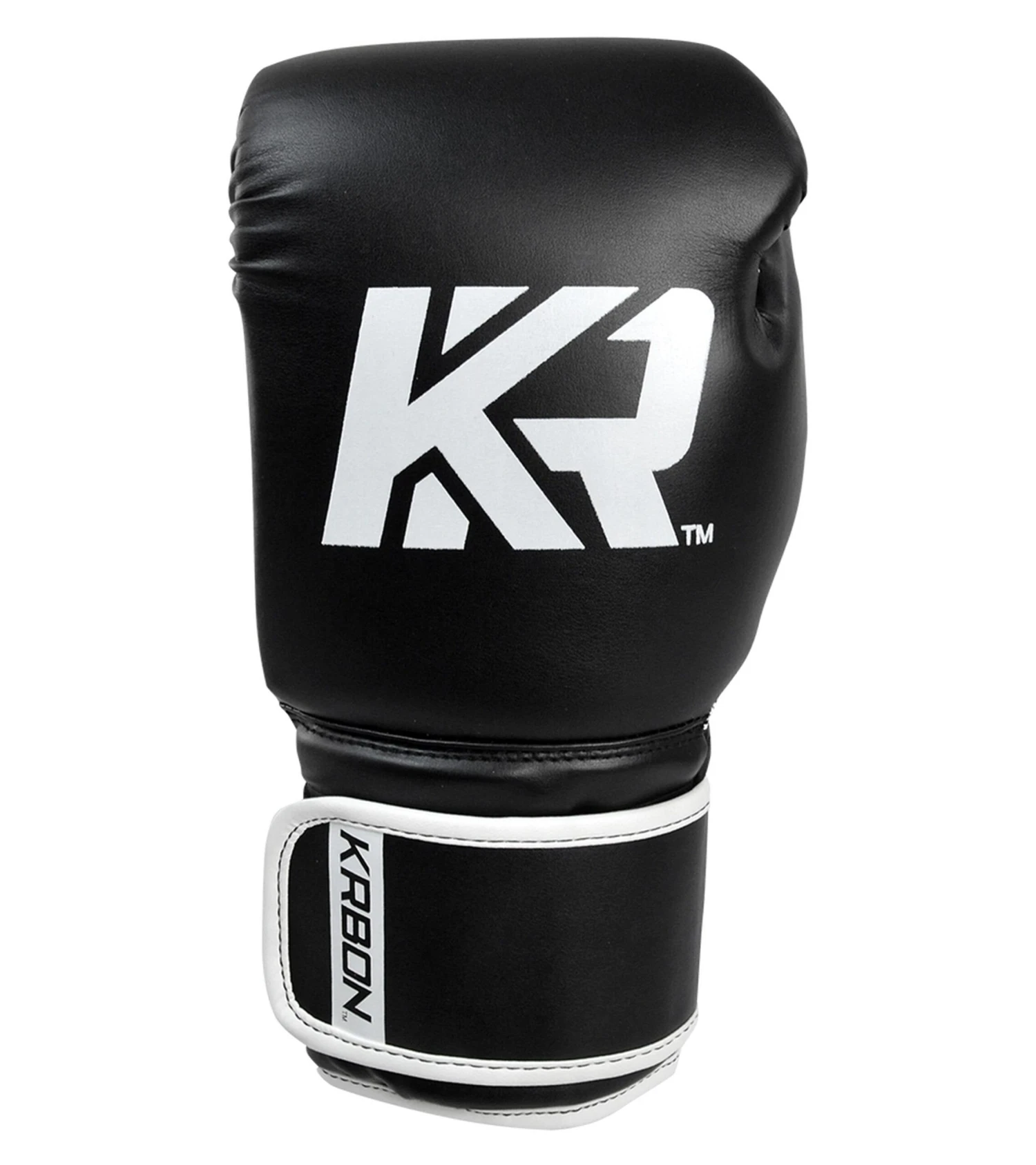 Combat Corner KRBON Boxing Gloves Wraps Black-White 2 Combat Corner KRBON Boxing Gloves Wraps Black-White - Image 2