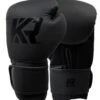 Combat Corner KRBON Boxing Gloves Black-Black