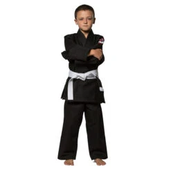 Fuji All Around Kids BJJ Gi 30 Fuji All Around Kids BJJ Gi -Martial Arts Equipment Kids BJJ Gi Black 2