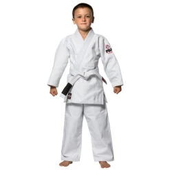 Fuji All Around Kids BJJ Gi 22 Fuji All Around Kids BJJ Gi -Martial Arts Equipment Kids BJJ Gi White 3