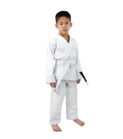 Combat Corner Recruit Youth BJJ GI – FREE WHITE BELT -Martial Arts Equipment Kids Youth Recruit Gi WHITE MODEL 18521