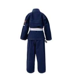 Combat Corner Kids BJJ GI -v6 - FREE WHITE BELT 28 Combat Corner Kids BJJ GI -v6 - FREE WHITE BELT -Martial Arts Equipment Kids Youth v6 Gi NAVY BLUE BACK 85182