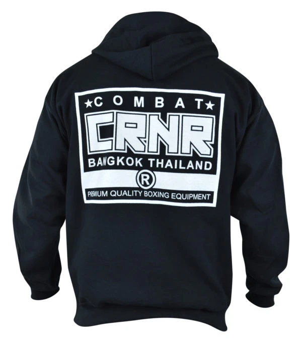 Combat Corner Punches & Kicks Contrast Hooded Sweatshirt 2 Combat Corner Punches & Kicks Contrast Hooded Sweatshirt - Image 2