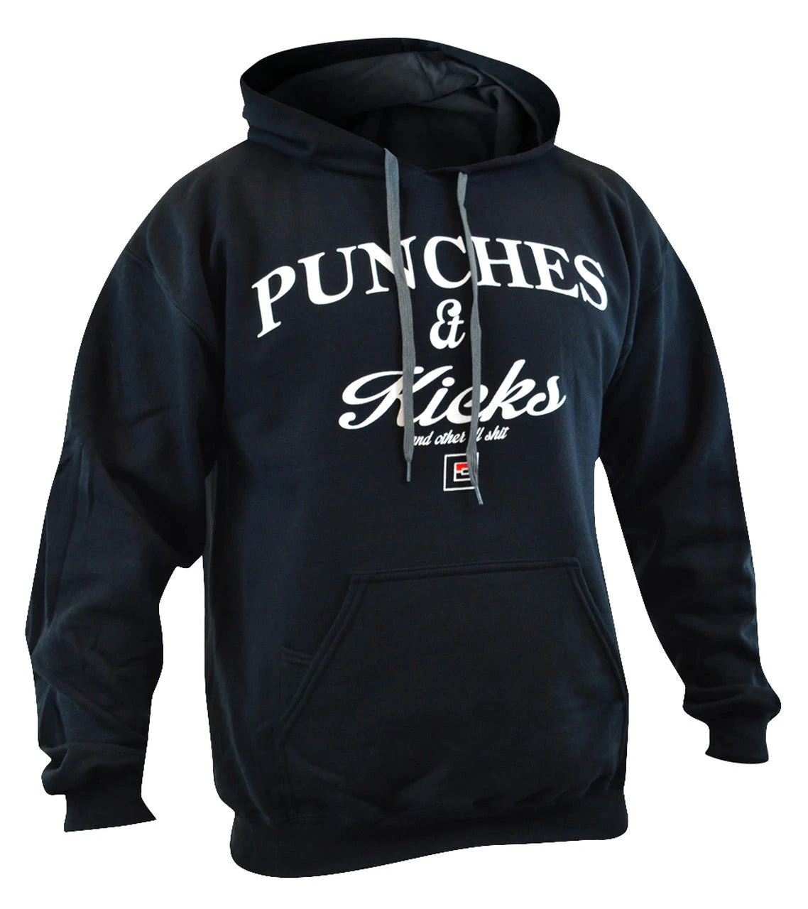Combat Corner Punches & Kicks Contrast Hooded Sweatshirt 1 Combat Corner Punches & Kicks Contrast Hooded Sweatshirt