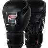 Combat Corner Proper Thai Boxing Gloves - Black