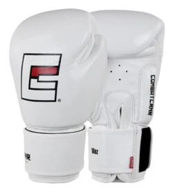 Combat Corner Proper Thai Boxing Gloves - White